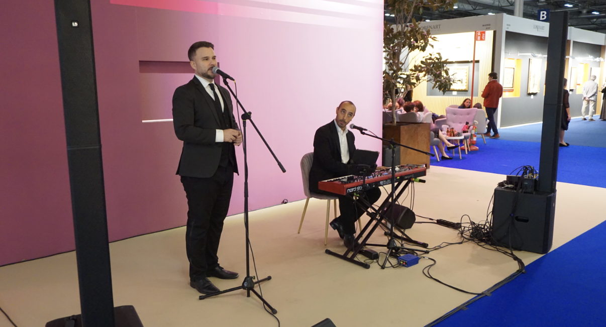 Inauguración Feriarte 2025 con Alcain & The Silvers, IFEMA Madrid